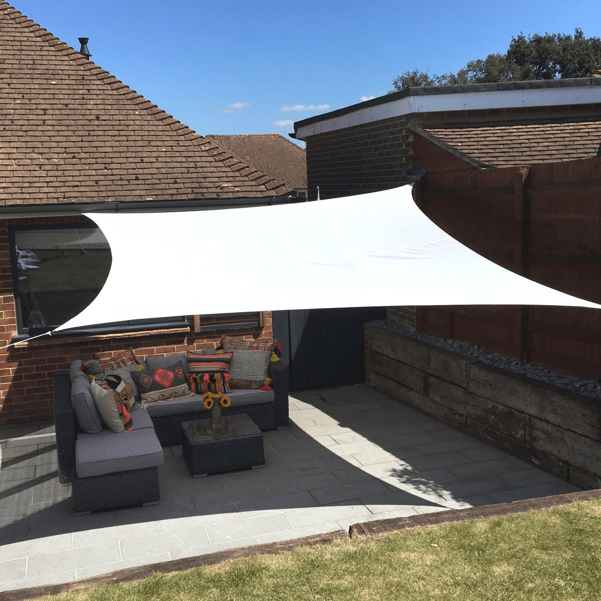 Ready made on sale shade sails