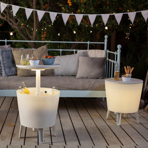 Keter Cool Bar with Lights - Garden Cool Box Table - Clara Shade Sails - Keter - 