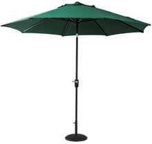 Norfolk Leisure Elizabeth Garden Parasol Umbrella Crank & Tilt Round Various Sizes - Clara Shade Sails - Norfolk Leisure - Medium 2.7m - Green - 