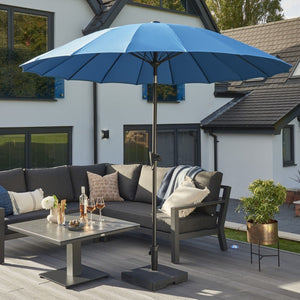 Norfolk Leisure Royce Geisha Parasol - Clara Shade Sails - Norfolk Leisure - Ice Blue - 