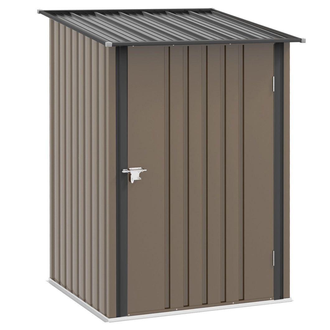 Outsunny 3.3ft x 3.4ft Lean To Steel Garden Shed - Clara Shade Sails - Outsunny - 