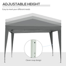 Outsunny 3m x 3m Pop Up Gazebo - Black, Grey, White, Blue, Green or Brown - Clara Shade Sails - Outsunny - Brown - 