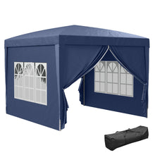 Outsunny 3m x 3m Pop Up Gazebo - Black, Grey, White, Blue, Green or Brown - Clara Shade Sails - Outsunny - Blue - 