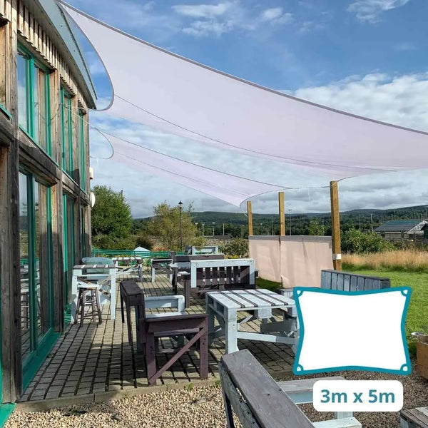 2 x 4 M Rectangle Sun Shade Sail made of 160gsm Waterproof